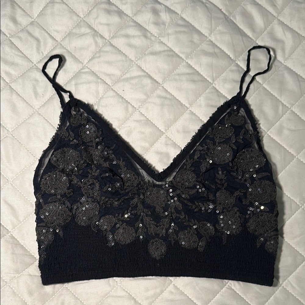 Free people intimately sequin floral bralette